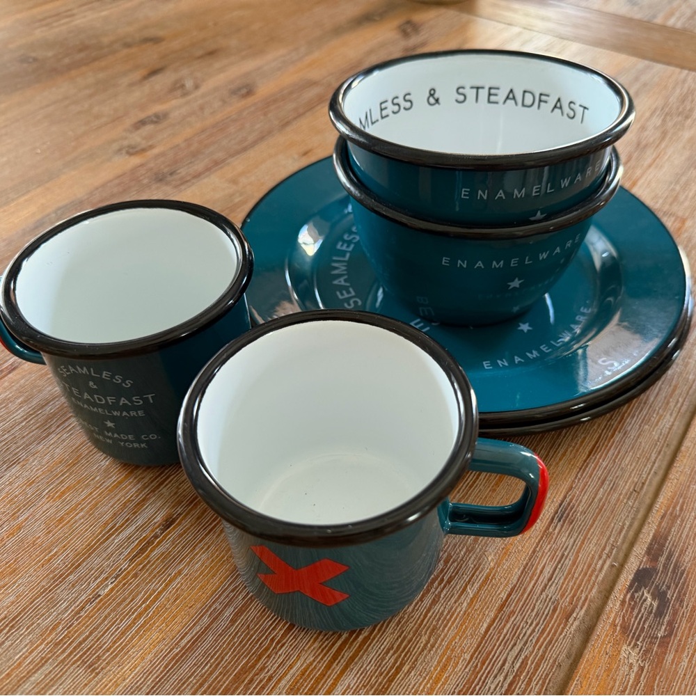 Best Made Co. Seamless & Steadfast Enamelware 6 piece set